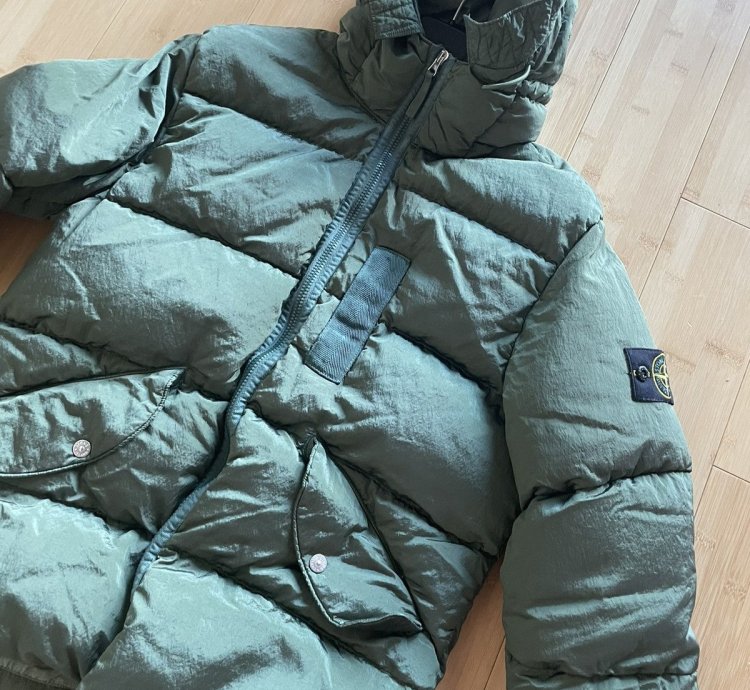 Stone Island Hooded Reflective Bomber