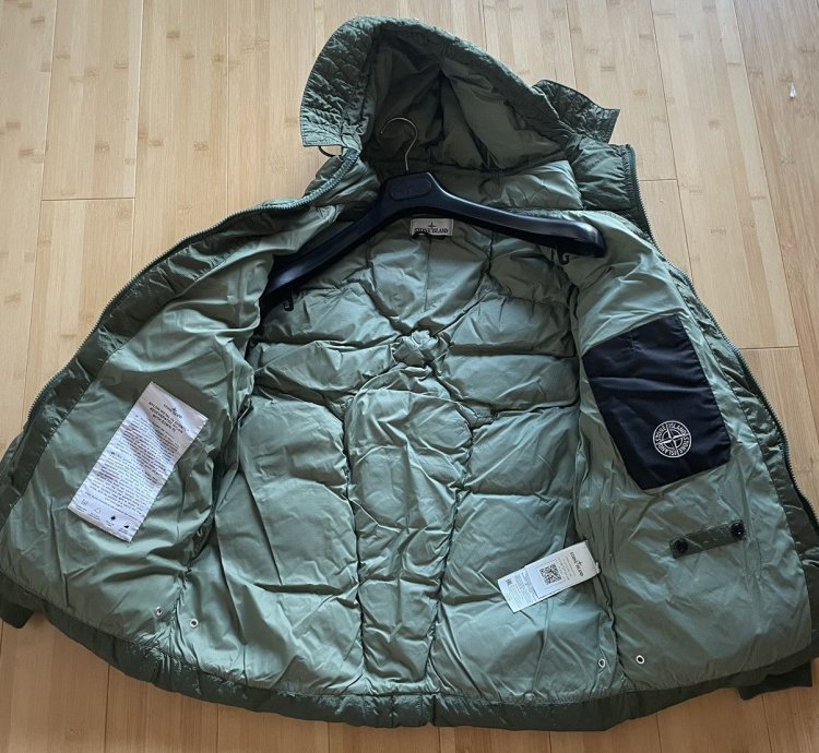 Stone Island Hooded Reflective Bomber