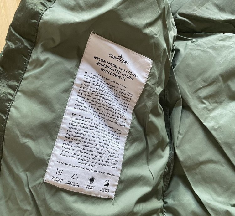 Stone Island Hooded Reflective Bomber