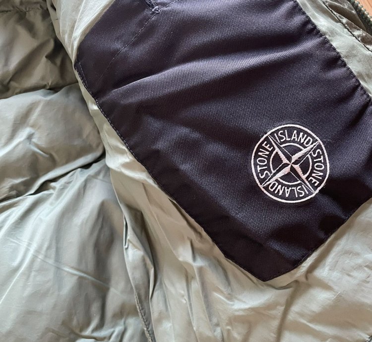 Stone Island Hooded Reflective Bomber