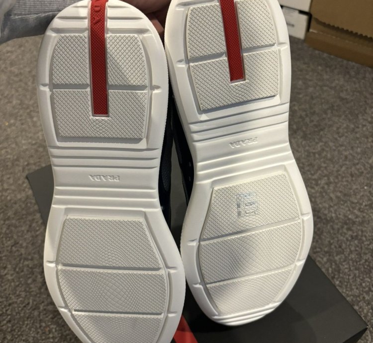 Prada Americas Cup Sneaker Patent Leather 10 5 New