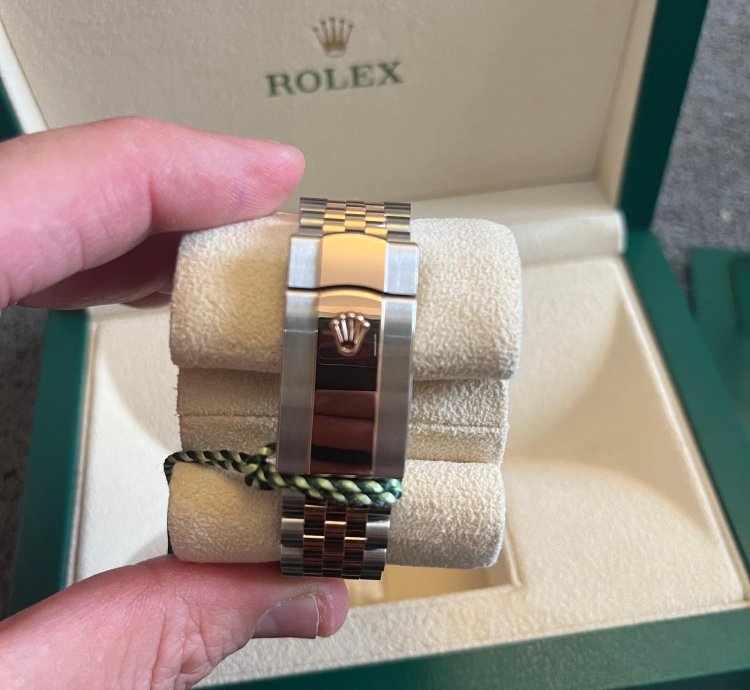 Rolex Datejust 36 Rolesor Everose Boitier 126231 Bracelet Jubile 62801 Unworn