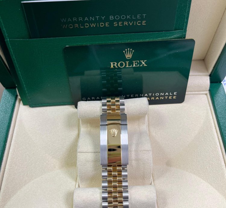 Rolex Datejust 36 Silver Diamond Set Dial Jubilee Bracelet Yellow Gold And Steel 126283rbr