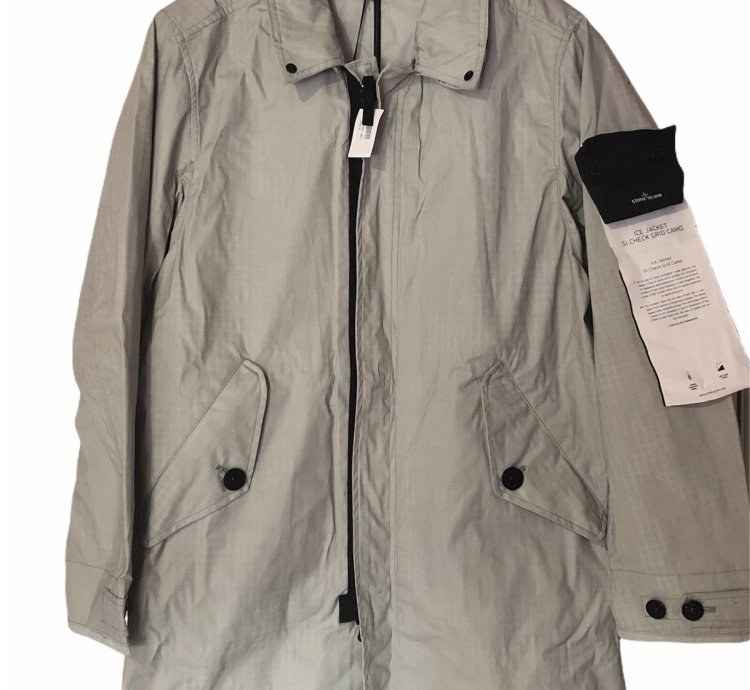 Stone Island Ice Jacket Si Check Grid Camo