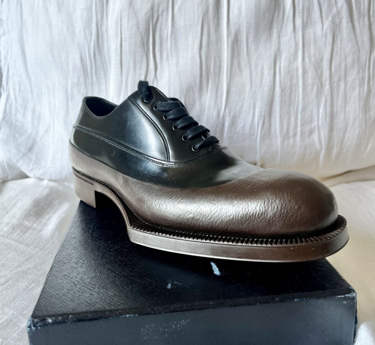 Prada Aw12 Runway Thick Soles Rubber Brogues