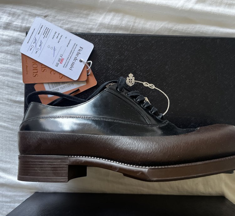Prada Aw12 Runway Thick Soles Rubber Brogues
