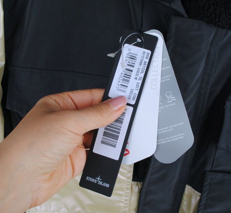 Stone Island Iridescent Coating Tela With Reflex Mat Jacket