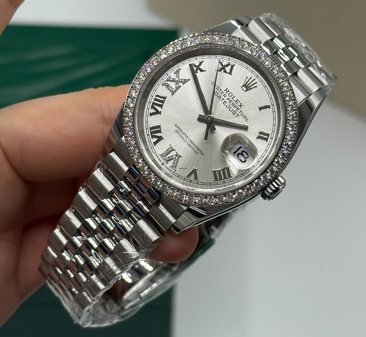 Rolex Datejust 36 Vi Ix Silver Roman Dial Jubilee