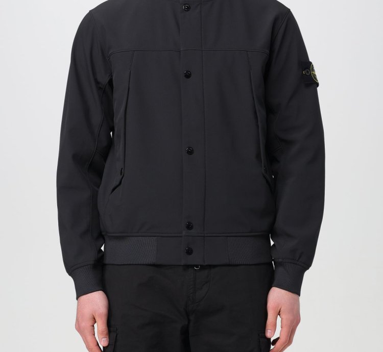 Stone Island Jacket Men Black