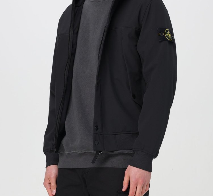 Stone Island Jacket Men Black