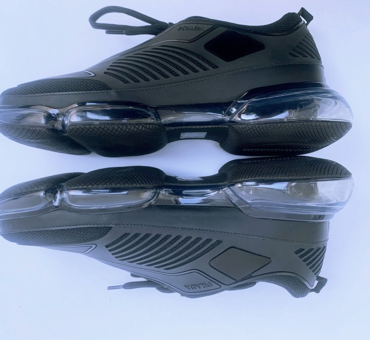 Prada Black Cloudbust Technical Air Fabric Sneaker