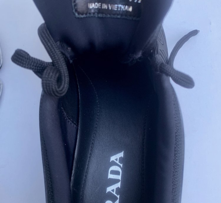 Prada Black Cloudbust Technical Air Fabric Sneaker
