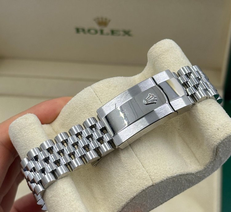 Rolex Datejust 36mm Viix Pink Roman Dial Diamonds Bezel Jubilee