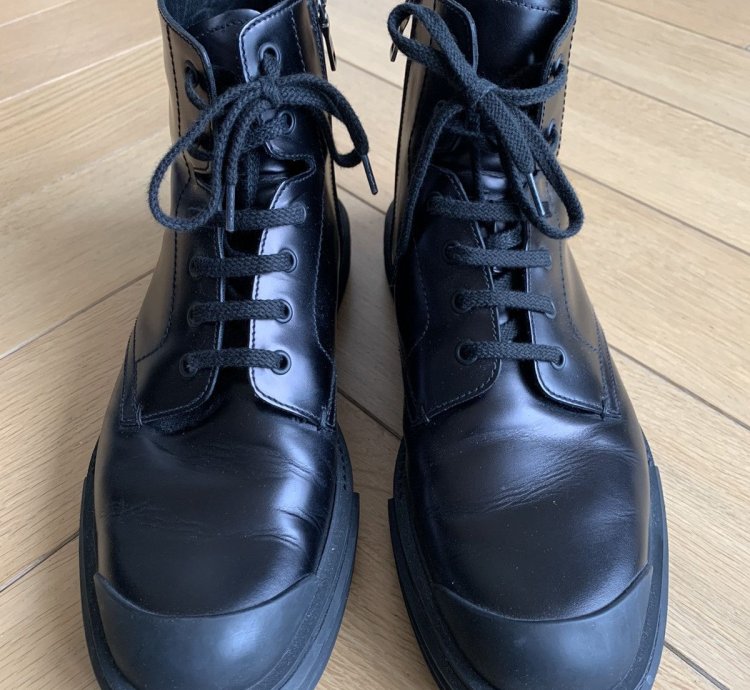 Prada Black Leather Boots