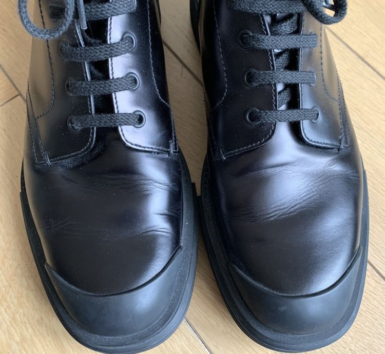 Prada Black Leather Boots