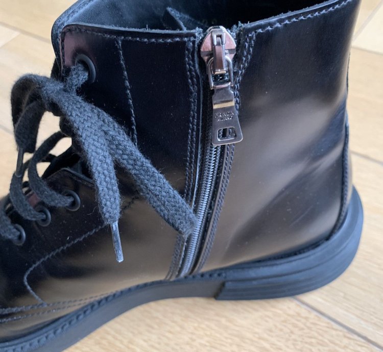 Prada Black Leather Boots