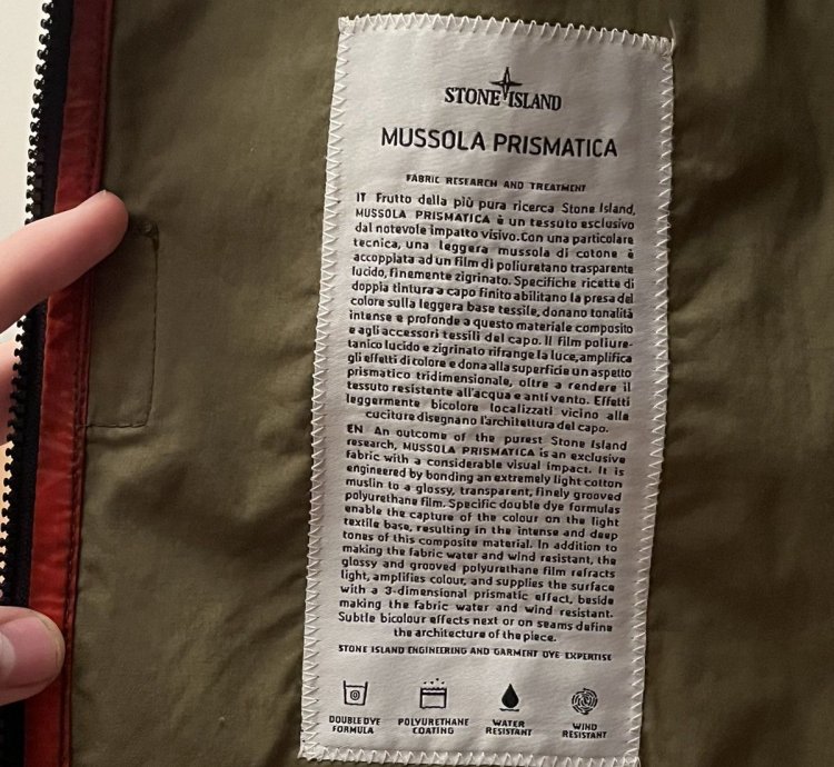 Stone Island Jacket Mussola Prismatica 2012