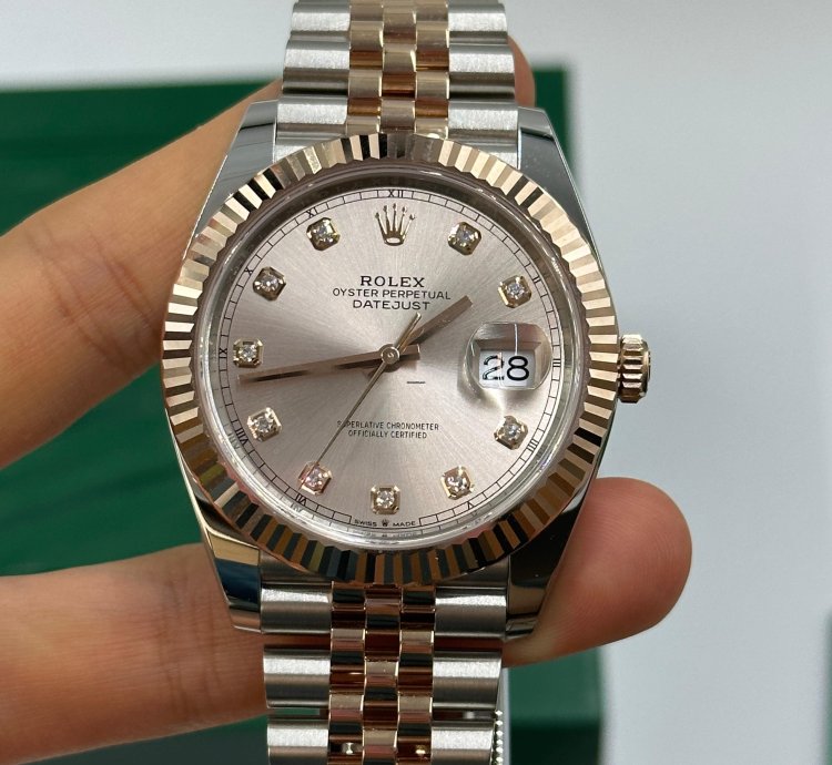 Rolex Datejust 41 126331g Sundust Dial Jubilee