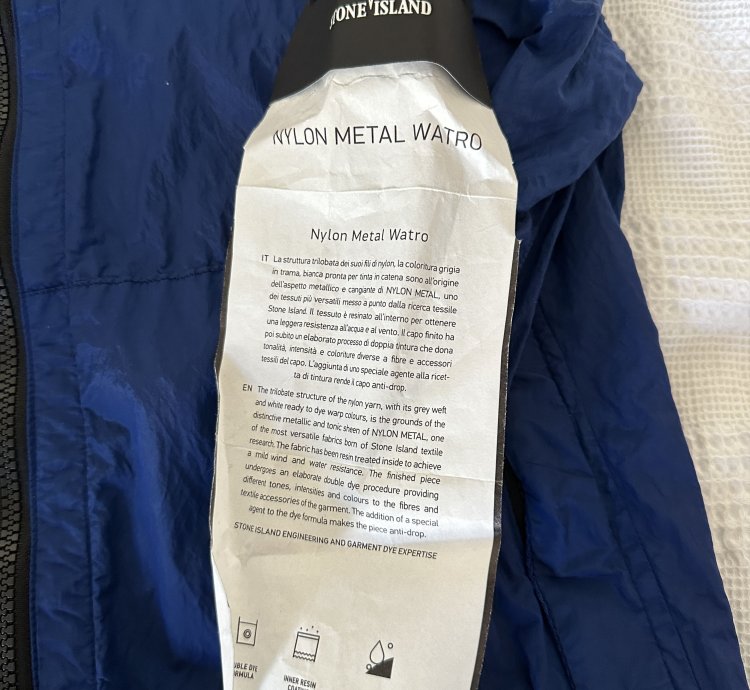 Stone Island Jacket Nylon Metal Watro Ripstop