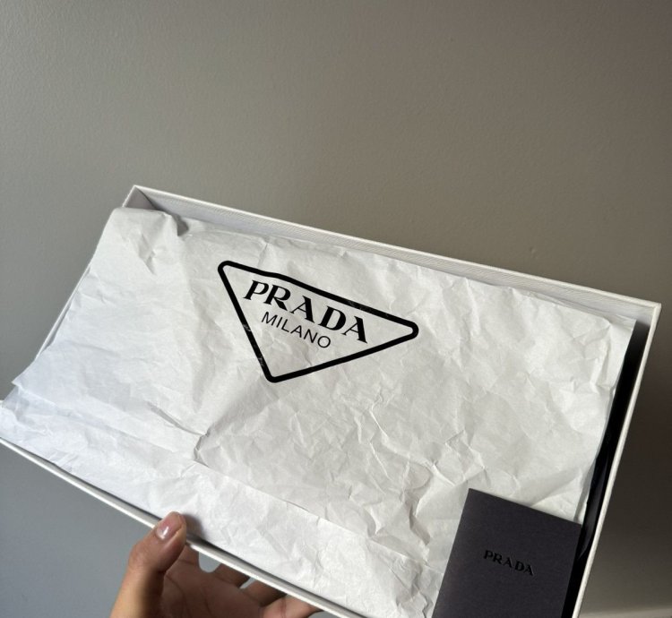 Prada Black Mellow Rubber Mules