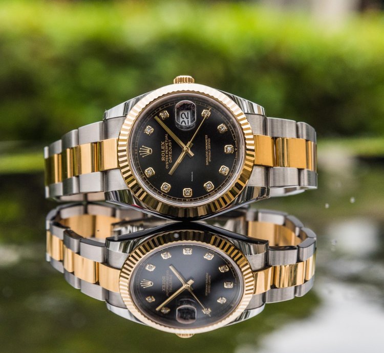 Rolex Datejust 41 41mm Black Diamond Dial - Oyster Bracelet