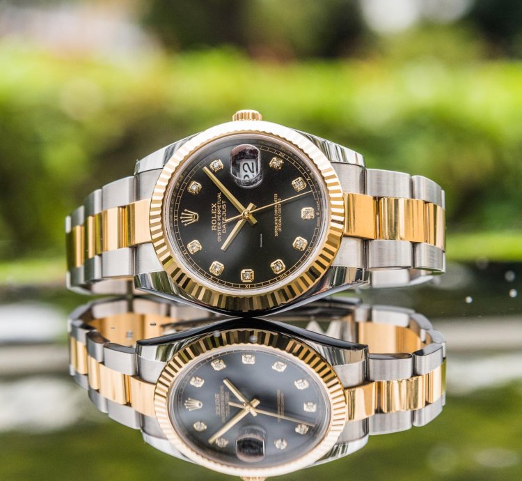 Rolex Datejust 41 41mm Black Diamond Dial - Oyster Bracelet