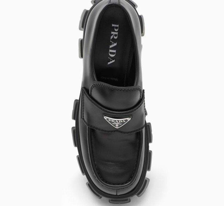 Prada Black Monolith 60mm Loafer