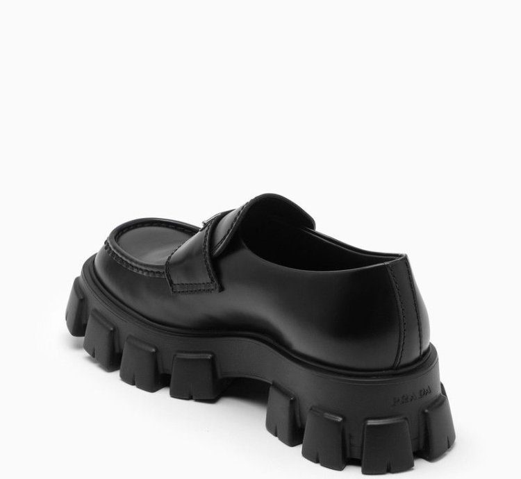 Prada Black Monolith 60mm Loafer