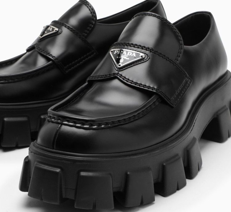 Prada Black Monolith 60mm Loafer