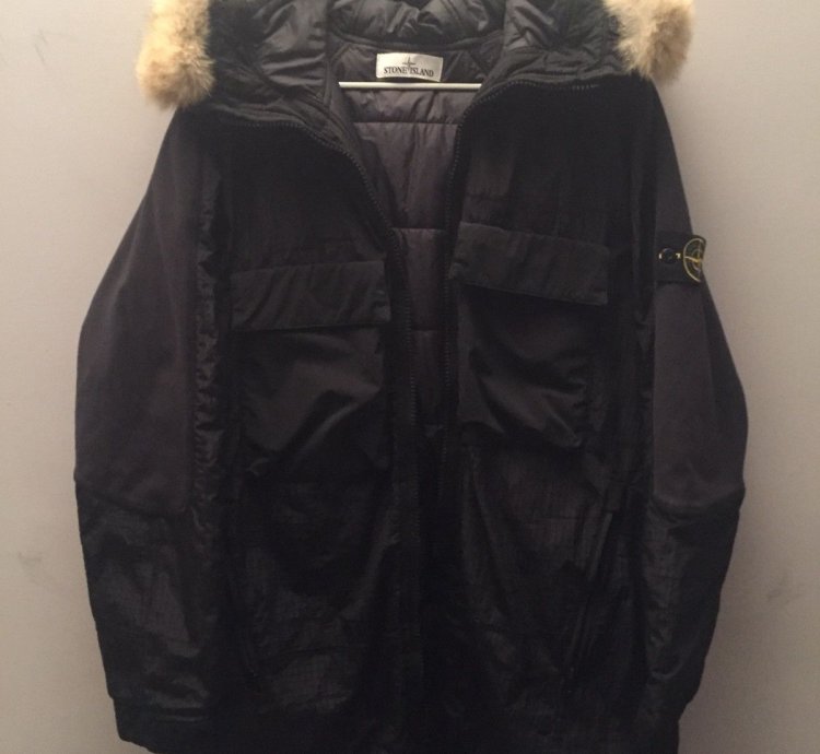 Stone Island Jacquard Nylon Metal Black