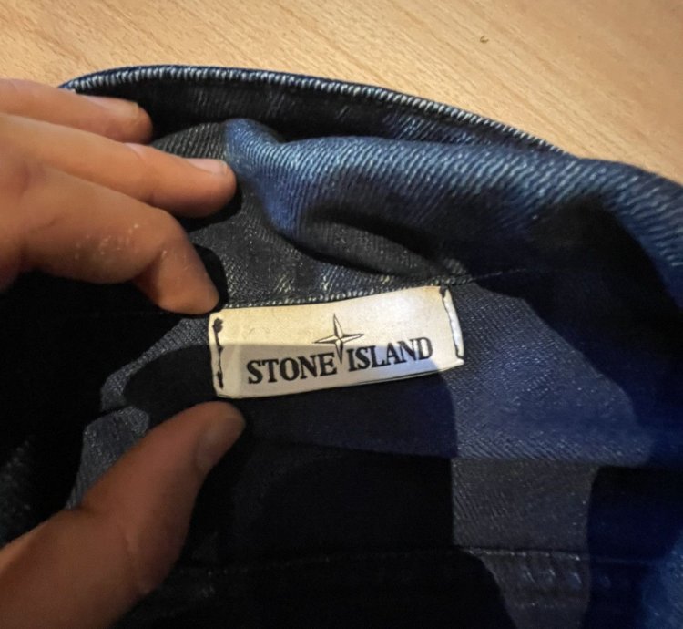 Stone Island Jeans Vest White Badge
