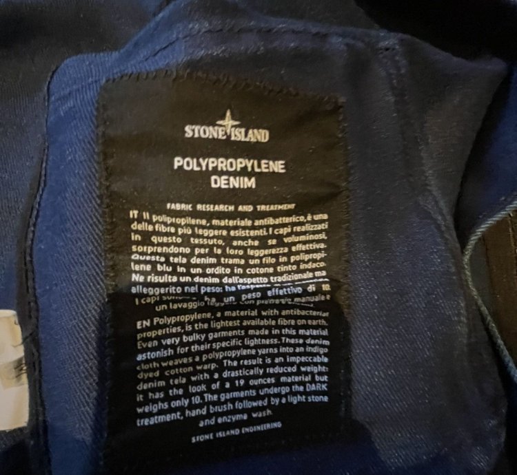 Stone Island Jeans Vest White Badge