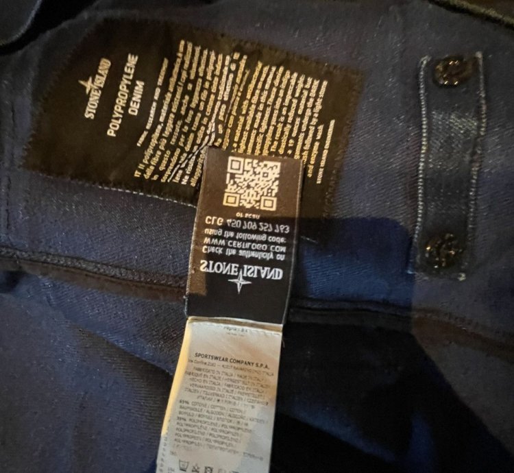 Stone Island Jeans Vest White Badge