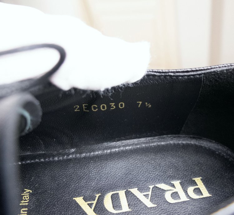 Prada Black Saffiano Leather Formal Oxford Shoes 8 5 41 5