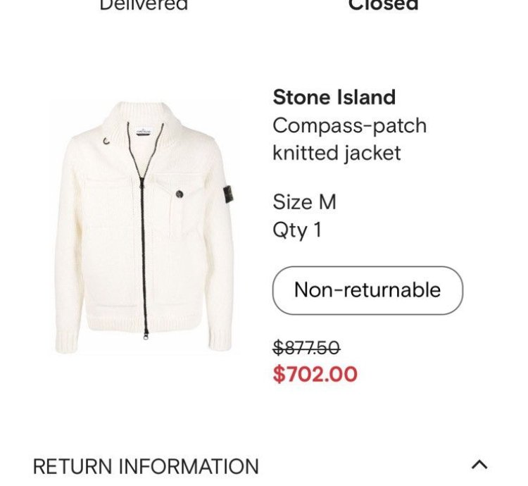 Stone Island Knitted Jacket