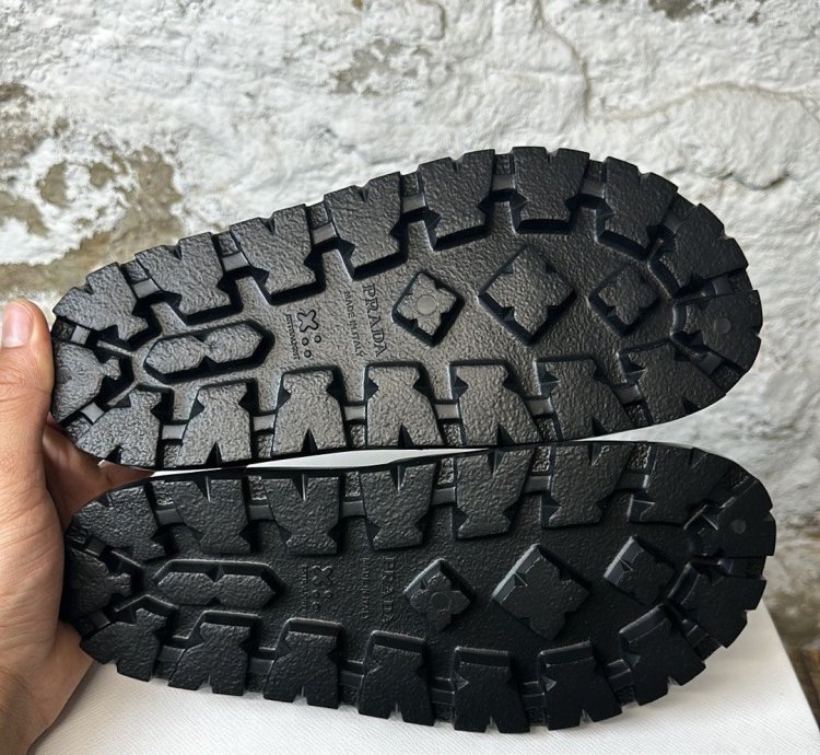 Prada Black Slide Size 7 New