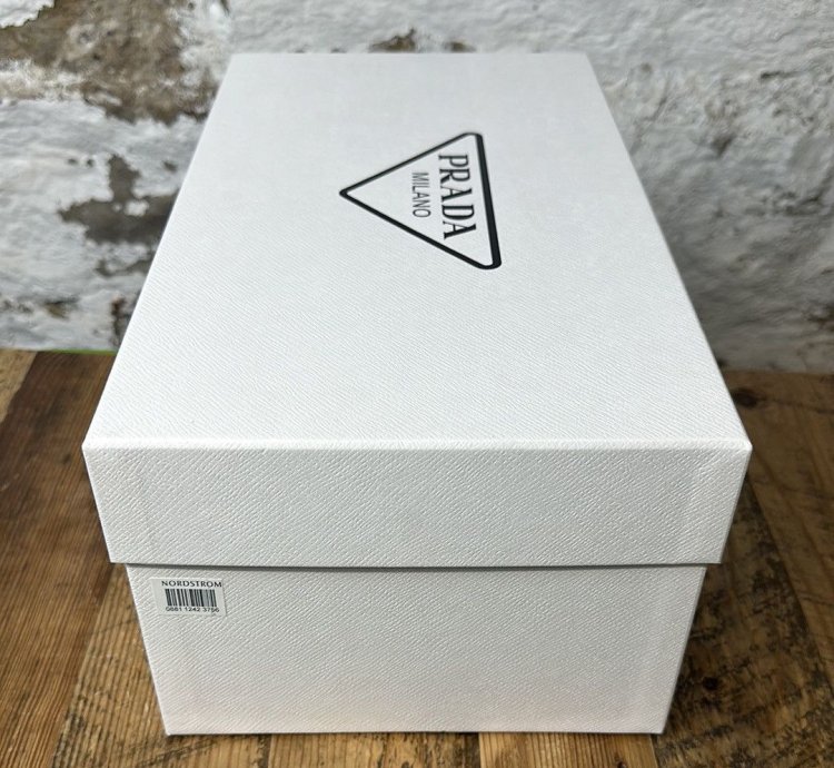 Prada Black Slide Size 7 New