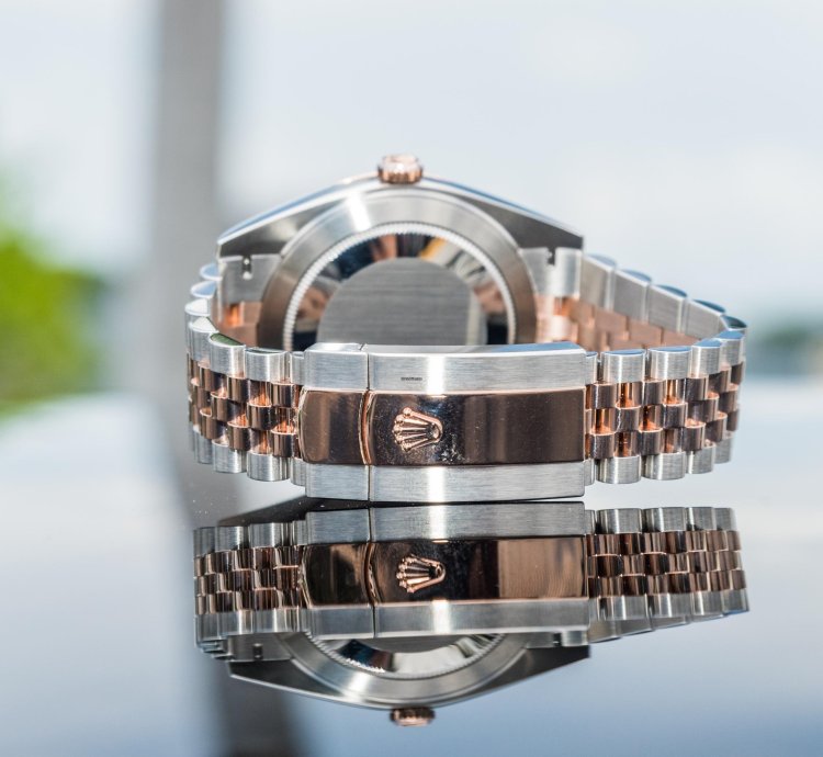 Rolex Datejust 41 41mm Sundust Diamond Dial On Jubilee