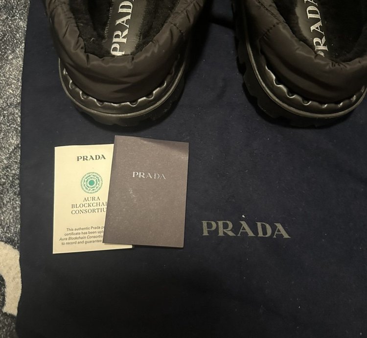 Prada Blow Padded Nylon Mule Size 10