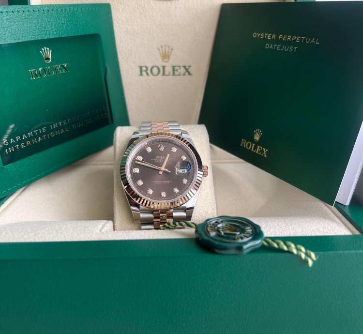 Rolex Datejust 41 Bimetal Rose - 126331 - 2023