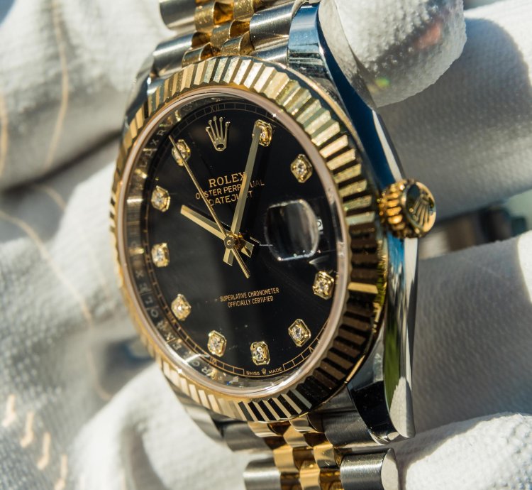 Rolex Datejust 41 Black Diamond Set Dial - Jubilee Bracelet