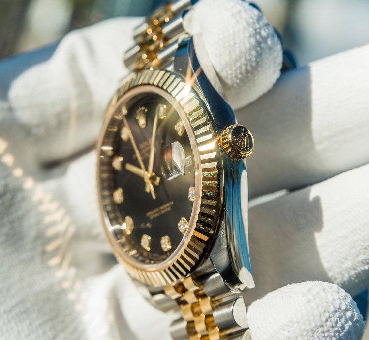 Rolex Datejust 41 Black Diamond Set Dial - Jubilee Bracelet