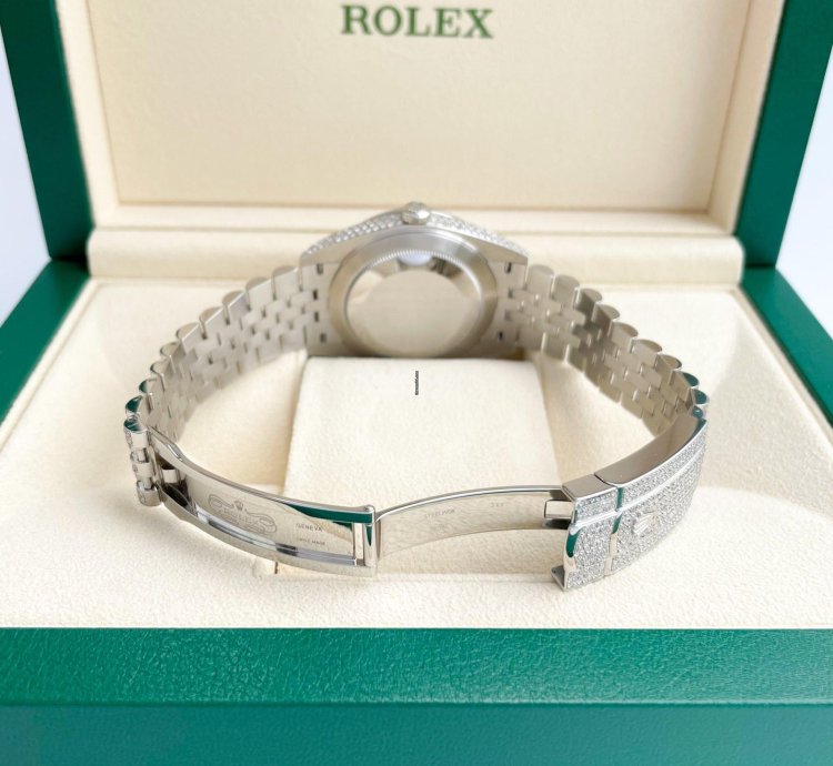 Rolex Datejust 41 Diamanten 41mm Iced Out 2023 Unworn Brillanten Diamonds 126300