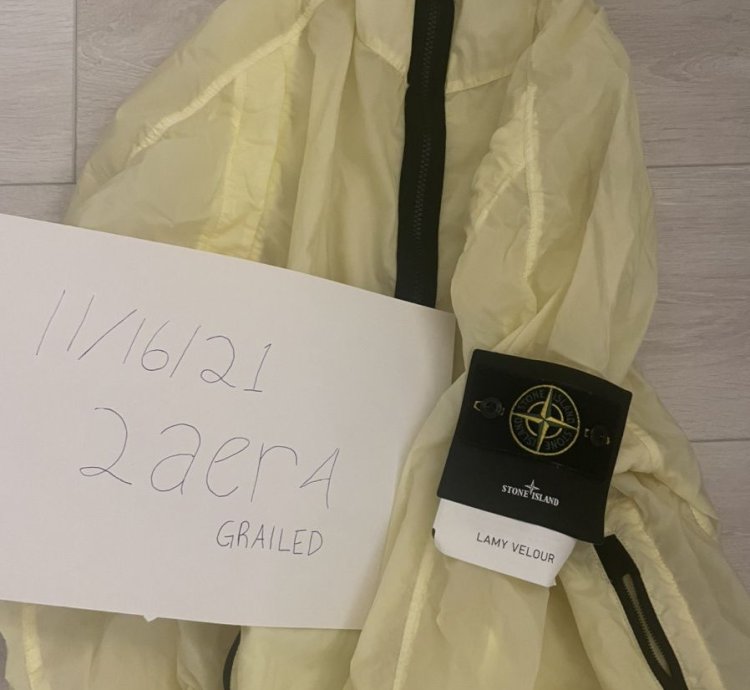 Stone Island Lamy Velour Nylon Jacket