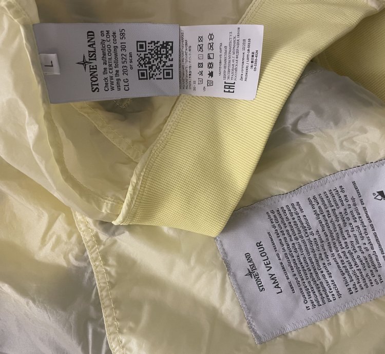Stone Island Lamy Velour Nylon Jacket