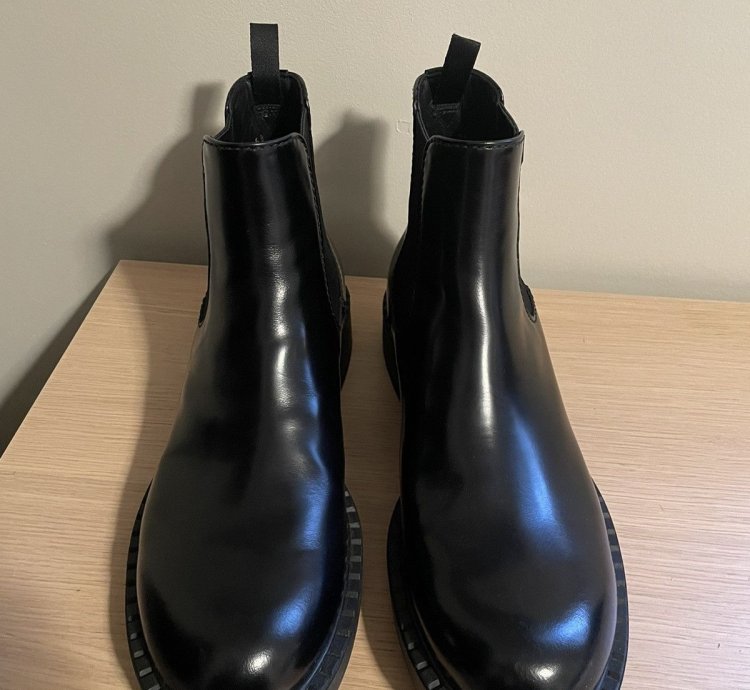 Prada Brushed Leather Chelsea Boot