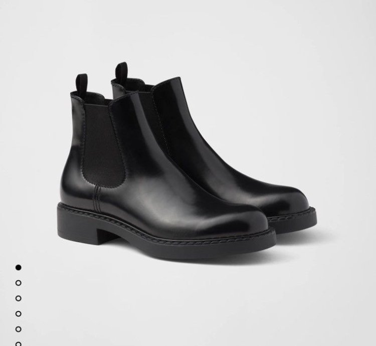 Prada Brushed Leather Chelsea Boots - Men 10 5 2te168