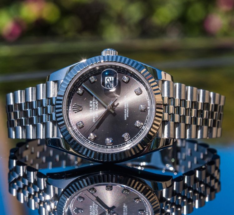 Rolex Datejust 41 Slate Diamond-set Dial