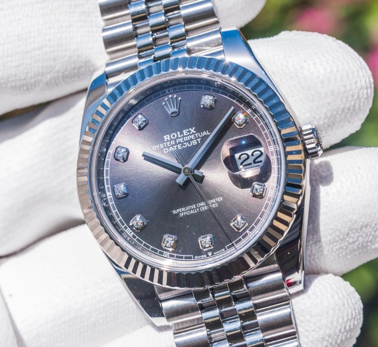 Rolex Datejust 41 Slate Diamond-set Dial
