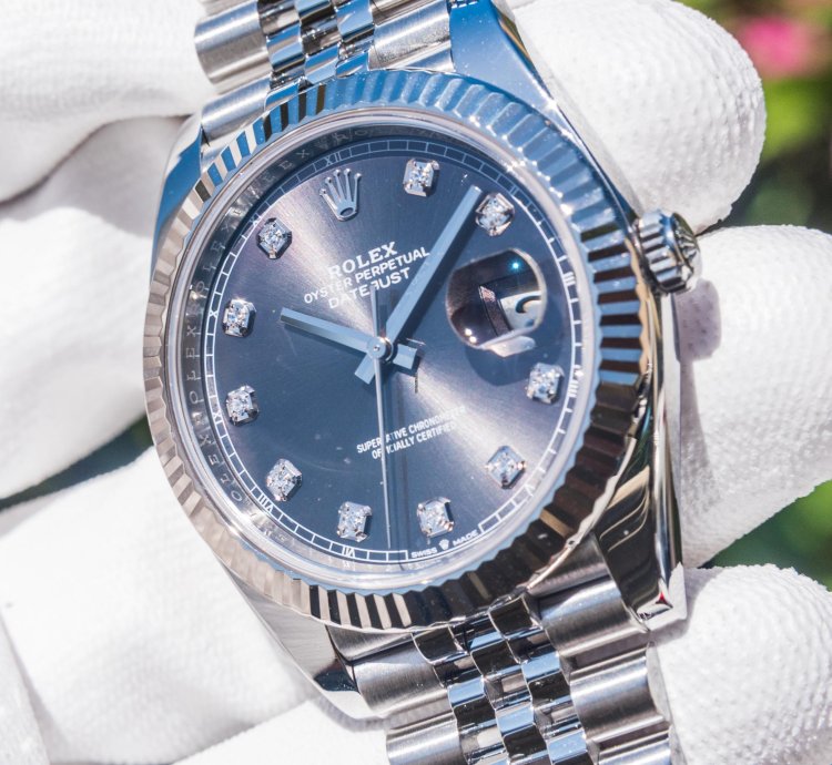 Rolex Datejust 41 Slate Diamond-set Dial